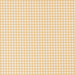 a repeating pattern of a gingham fabric with a light yellow to white color scheme. The pattern consists of a grid-like design with alternating squares in the same color. The image does not contain any text or other discernible objects or actions.