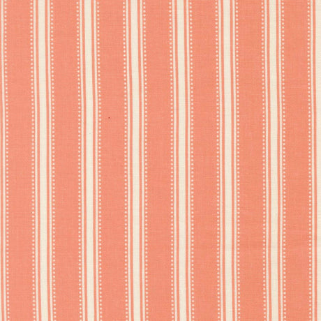 a repeating pattern of vertical stripes in shades of orange and white.
