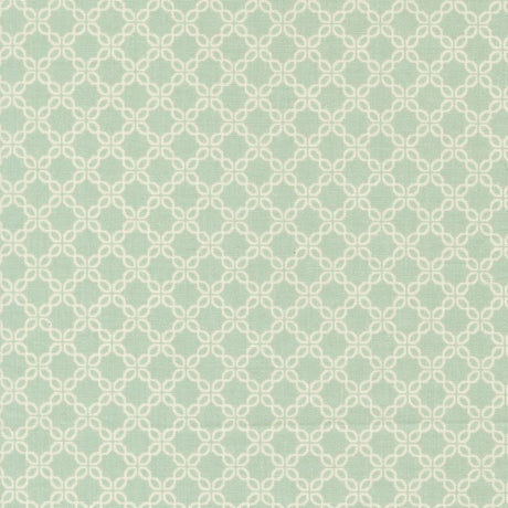 a repeating pattern of white and light green diamond shapes arranged in a grid-like fashion.
