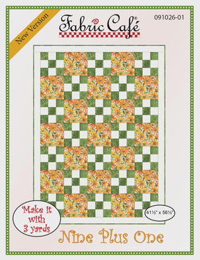Nine Plus One Pattern by Fabric Cafe 41.5" x 56.5" FC091026-01 Bin MP