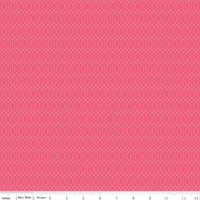 a repeating pattern of pink and white hexagonal shapes, creating a visually striking and geometric design.