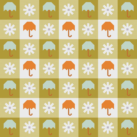 Chance of Rain Quilt Pattern PPP47 from Pen & Paper Patterns By Lindsey three sizes