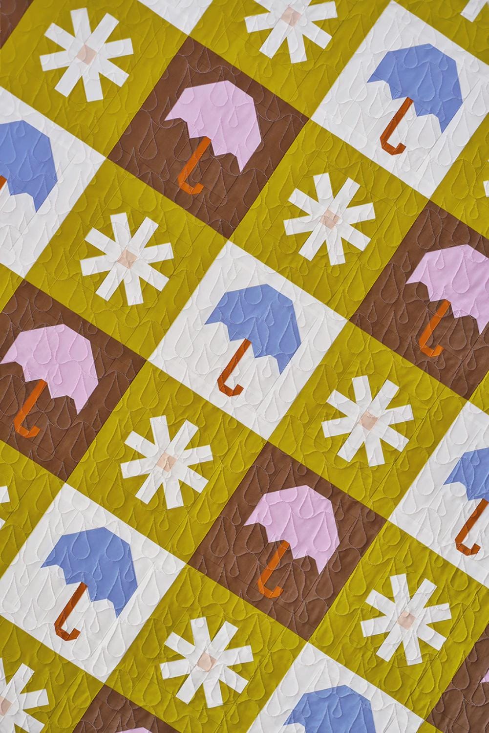 Chance of Rain Quilt Pattern PPP47 from Pen & Paper Patterns By Lindsey three sizes