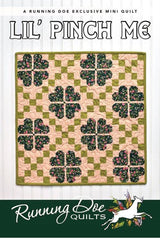 Lil' Pinch Me Paper Mini Quilt Pattern by Running Doe for Villa Rosa Designs 20" x 20"