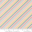 a diagonal striped pattern with various shades of pink, blue, green, and yellow.