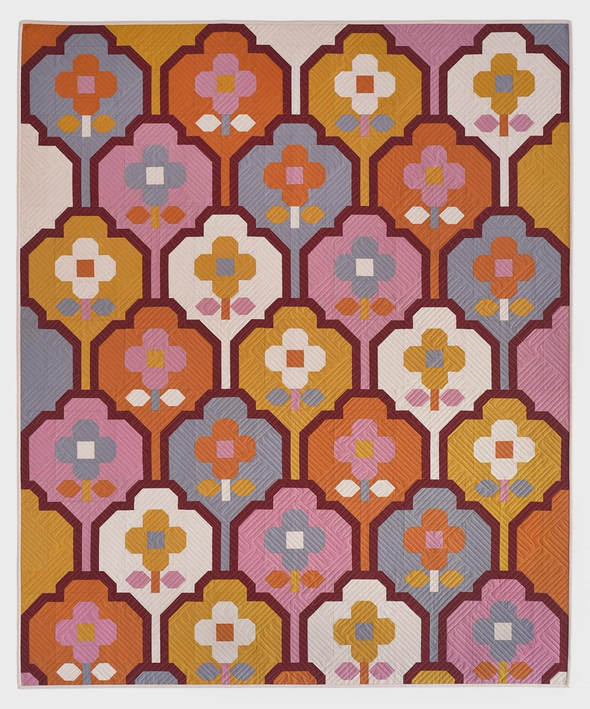Wallflower Quilt Pattern PPP25 from Pen & Paper Patterns By Lindsey Neill