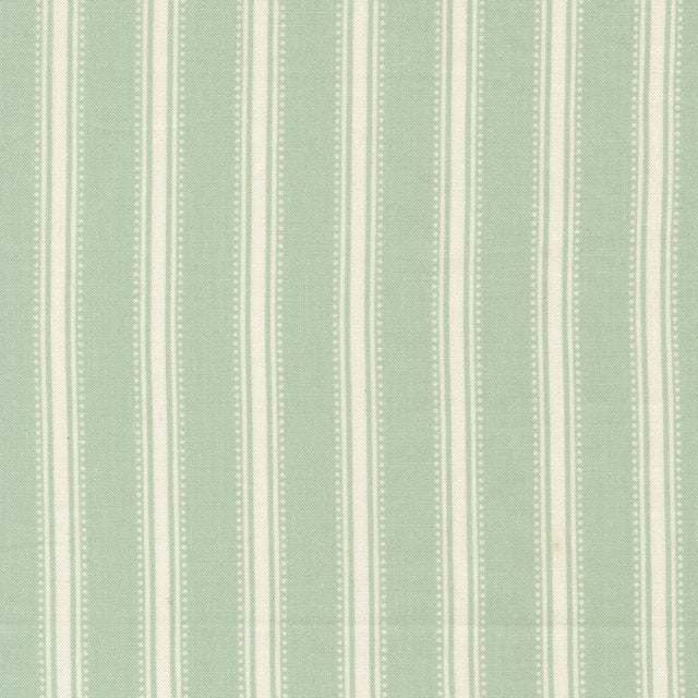 a repeating pattern of vertical stripes in a light green color, with white horizontal lines running through each stripe.