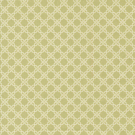a repeating pattern of white and green geometric shapes, creating a visually striking and symmetrical design.