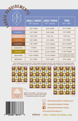 Chance of Rain Quilt Pattern PPP47 from Pen & Paper Patterns By Lindsey three sizes