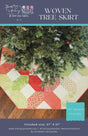 Woven Tree Skirt Quilt Pattern by Tipsy Needle TTN-111