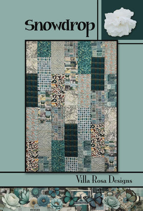 Snowdrop Quilt Pattern From Villa Rosa Designs - size 42" x 60"