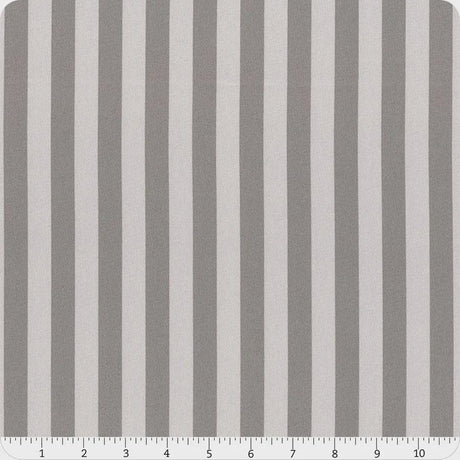 True Colors Graywork Fog Tent Stripe Yardage PWTP069.Fog by Tula Pink Sold in 1/2 yard Increments