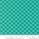 a close-up view of a fabric with a green and white checkered pattern. The fabric appears to be made of a material with a diamond-like pattern, creating a visually striking and textured appearance.