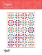 Poppy Quilt Paper Pattern SS471 by Suzanne Jackman for Splendid Speck 3 sizes Baby, Throw and Twin