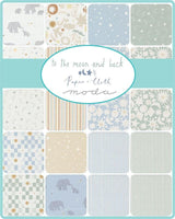 To the Moon and Back Jelly Roll, 40 - 2.5" strips width of fabric by Pen + Paper for Moda Fabrics