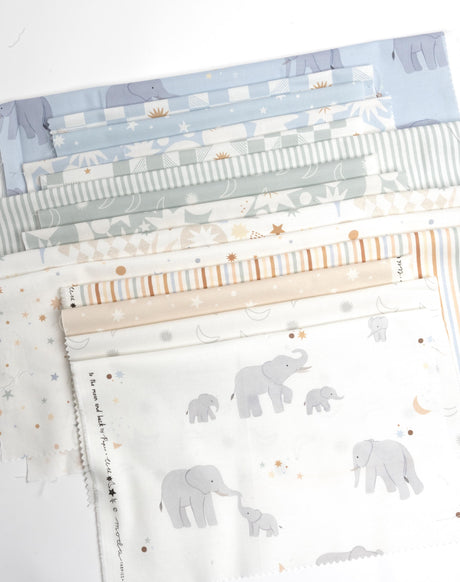 To the Moon and Back Jelly Roll, 40 - 2.5" strips width of fabric by Pen + Paper for Moda Fabrics