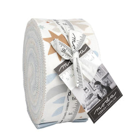 To the Moon and Back Jelly Roll, 40 - 2.5" strips width of fabric by Pen + Paper for Moda Fabrics