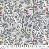 Graywork Beautymark Fog by Tula Pink for Free Spirit Fabrics PWTP257.Fog Sold in 1/2 yard increments
