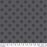 True Colors Graywork Pom Pom Carbon Yardage PWTP118.carbon by Tula Pink Sold in 1/2 yard Increments