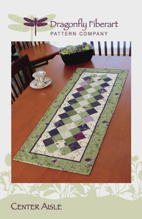 Center Aisle by Dragonfly Fiberart DFTR-45 Printed Pattern ONLY