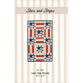 Stars and Stripes Printed Quilt Pattern - LFD-111 By Lamb Farm Designs - Jennie Jo Lamb