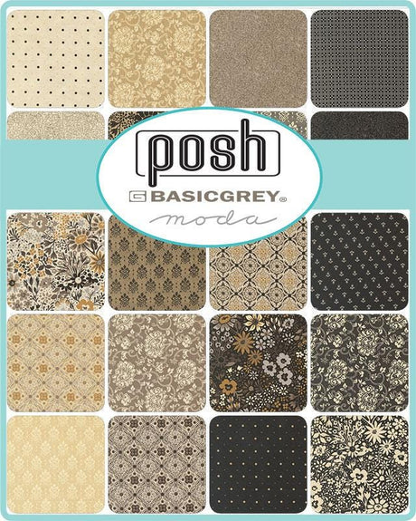 Posh Jelly Roll 30770JR By BasicGrey for Moda Fabrics