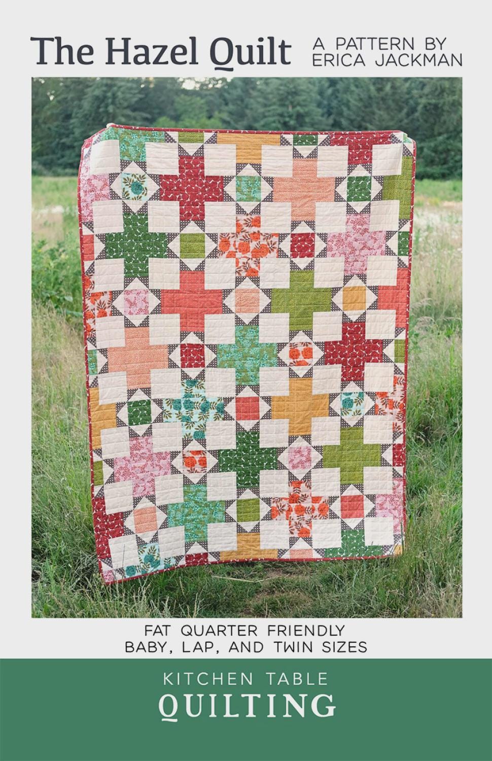 The Hazel Quilt Pattern KTQ137 by Kitchen Table Quilting (baby, lap, twin, sizes)
