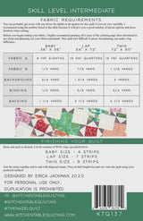 The Hazel Quilt Pattern KTQ137 by Kitchen Table Quilting (baby, lap, twin, sizes)