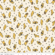 Winnie the Pooh Toss Cream Yardage C17002-Cream by Echo Park Paper Co. For Riley Blake Sold in 1/2 yard Increments