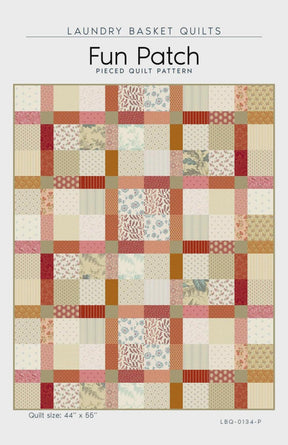 Fun Patch Pieced Quilt Pattern by Laundry Basket Quilts LBQ-0134-P