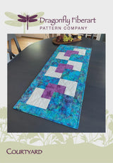 Courtyard by Dragonfly Fiberart DFTR-10 Printed Pattern ONLY