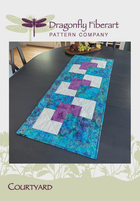Courtyard by Dragonfly Fiberart DFTR-10 Printed Pattern ONLY