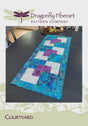 Courtyard by Dragonfly Fiberart DFTR-10 Printed Pattern ONLY