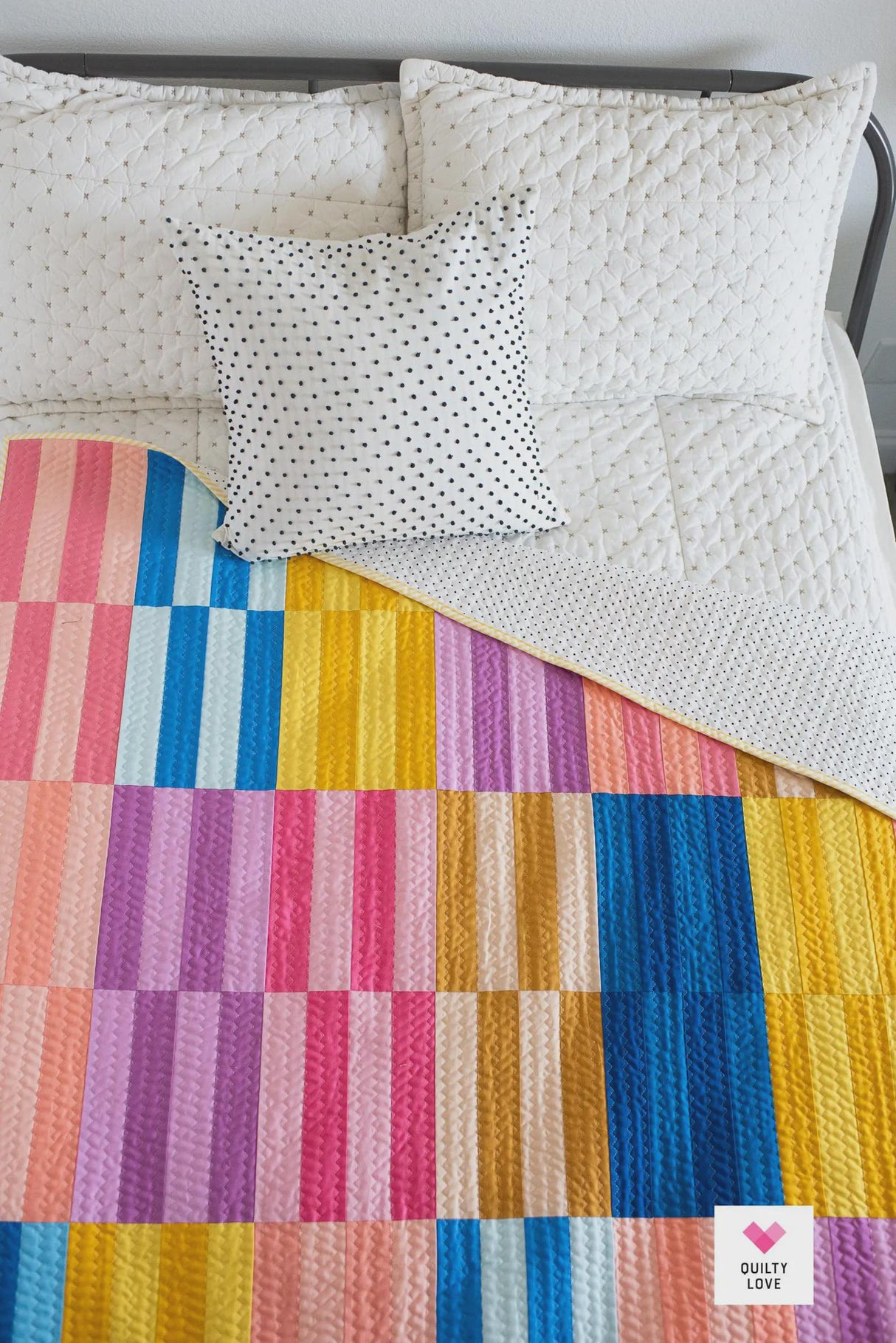 Jelly Stripes Quilt Pattern by Quilty Love QLP159 Sizes Crib and Throw 5 sizes