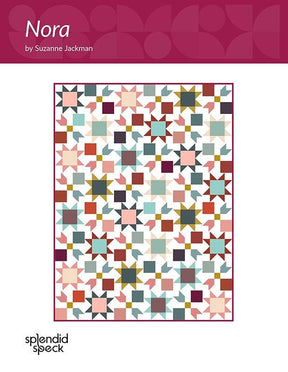 Nora Quilt Paper Pattern SS471 by Suzanne Jackman for Splendid Speck 3 sizes Baby, Throw and Twin