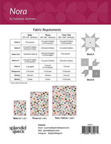 Nora Quilt Paper Pattern SS471 by Suzanne Jackman for Splendid Speck 3 sizes Baby, Throw and Twin