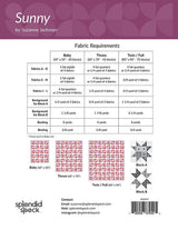 Sunny Quilt Paper Pattern SS495 by Suzanne Jackman for Splendid Speck 3 sizes Baby, Throw and Twin