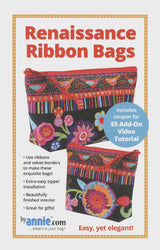 Renaissance Ribbons Bags PBA266 Pattern by Annie