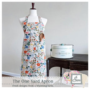 The One Yard Apron by Sewn Wyoming SIF198D -- Printed Pattern ONLY