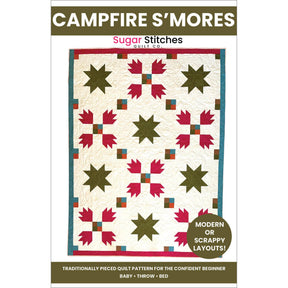 Campfire S'Mores by Sugar Stitches Quilt Co SSQC208, Paper pattern ONLY