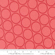 Funny Valentine Pearl Bracelet Coral Yardage 37136-23 By Lizzy House Sold In 1/2 Yard Increments Cut Continuously
