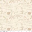 Winnie the Pooh Map Cream Yardage C17001-Cream by Echo Park Paper Co. For Riley Blake Sold in 1/2 yard Increments