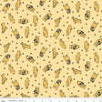 Winnie the Pooh Toss Cream Yardage C17002-Sunshine by Echo Park Paper Co. For Riley Blake Sold in 1/2 yard Increments