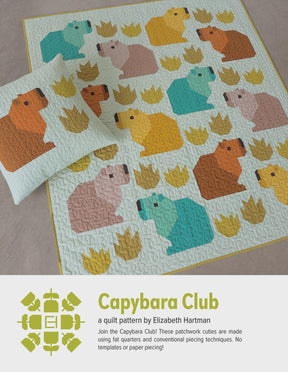 Capybara Club by Elizabeth Hartman EH-084