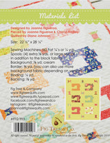 Mini Stitch Printed Pattern - 22.5” x 28.25" - Thimble Blossoms by Camille Roskelley tbl993 Bin MP