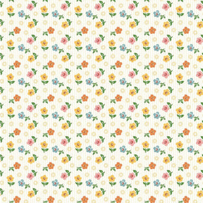 Flower Market Sugar Petals Multi FM25413 by Elea Lutz for Poppie Cotton Sold in 1/2 yard increments cut continuously