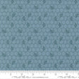 a repeating pattern of hexagons with small bee illustrations on a blue background.
