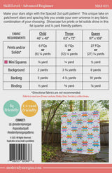 Spaced Out MM-033 PAPER Quilt Pattern for Modernly Morgan