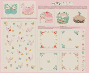 Farmhouse Fancy Project Panel FH25970 by Elea Lutz for Poppie Cotton