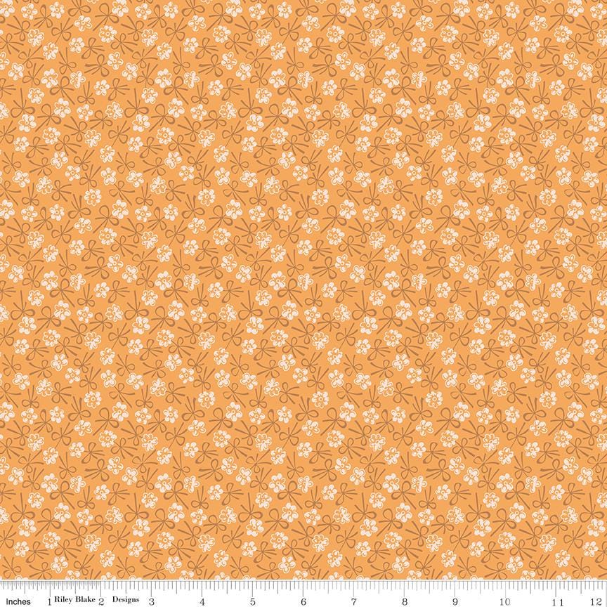 Farmers Daughter Bonnet Marigold C17165-Marigold by Lori Holt for Riley Blake Sold in 1/2 yard increments